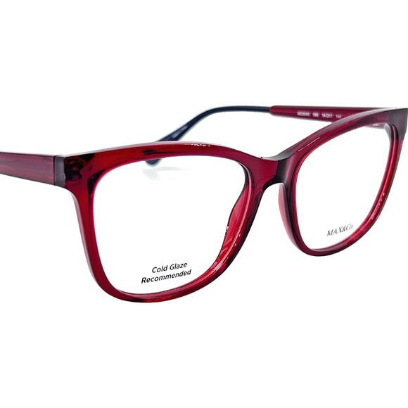 Max & Co MO5040 Womens Eyeglass Frame Shiny Red - Picture 5 of 5